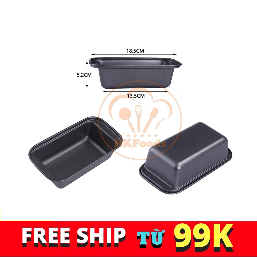 Khuôn Loaf Chữ Nhật chống dính mini 18x10x5