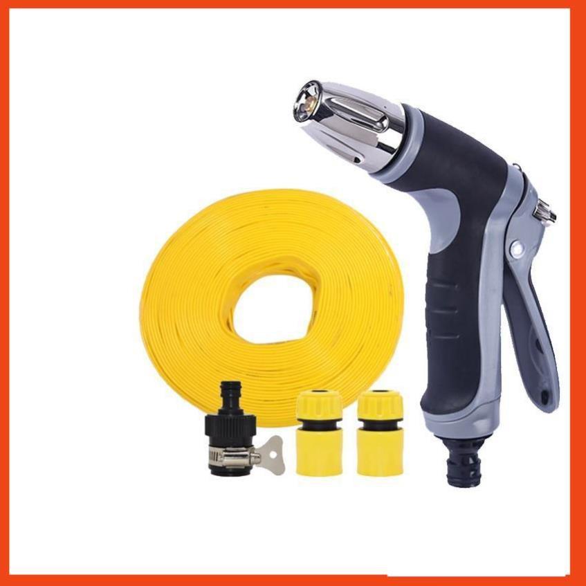 Bộ dây và vòi xịt rửa xe tưới cây tăng áp 7-10m  206817