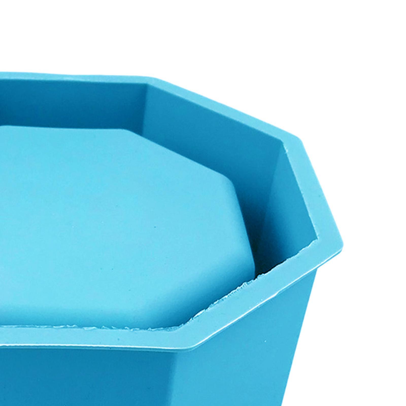 Round Concrete Flower Pot Silicone Mold Succulent Planter Mold Homemade Succulent Plant Pot Moulds for Flowers