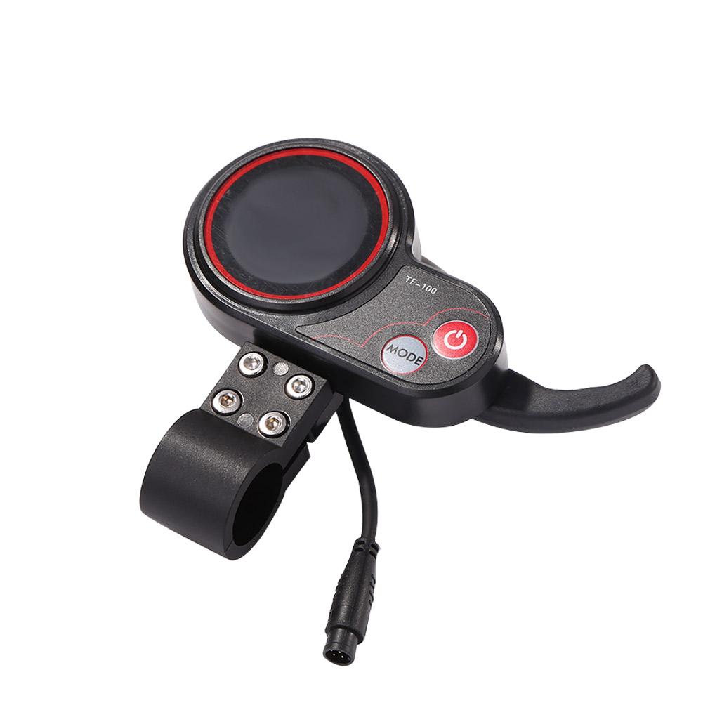 Kick Scooter Nhạc Cụ Màn Hình Ván Trượt Bảng Điều Khiển Ngoài Trời Di Động Cho Kugoo M4 Xe Điện Phần 10Inch 6pin Color: blue cover