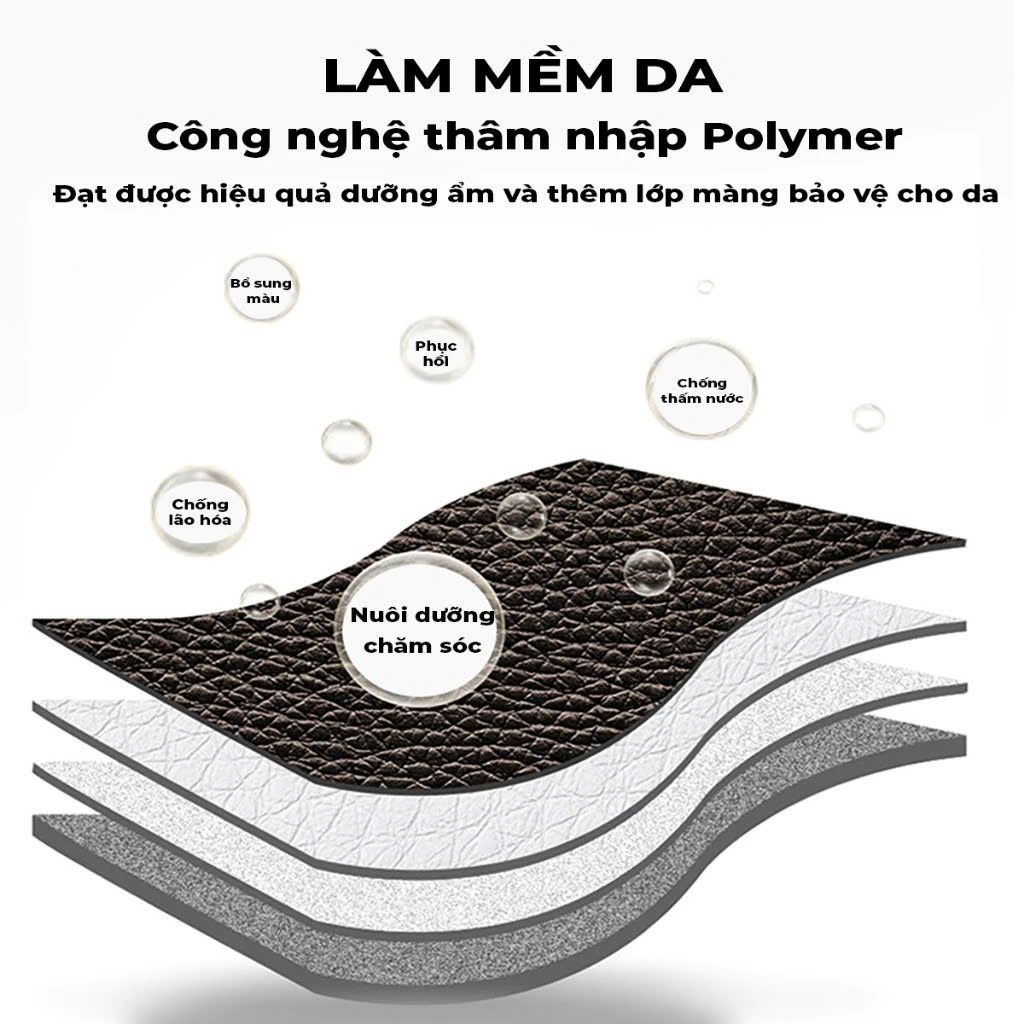 Xi Đánh Bóng Giày Da Làm Bóng Nhanh Đồ Da, Xi Kem Dưỡng Da Có Đầu Mút Hỗ Trợ MÀU ĐEN 1 HỘP