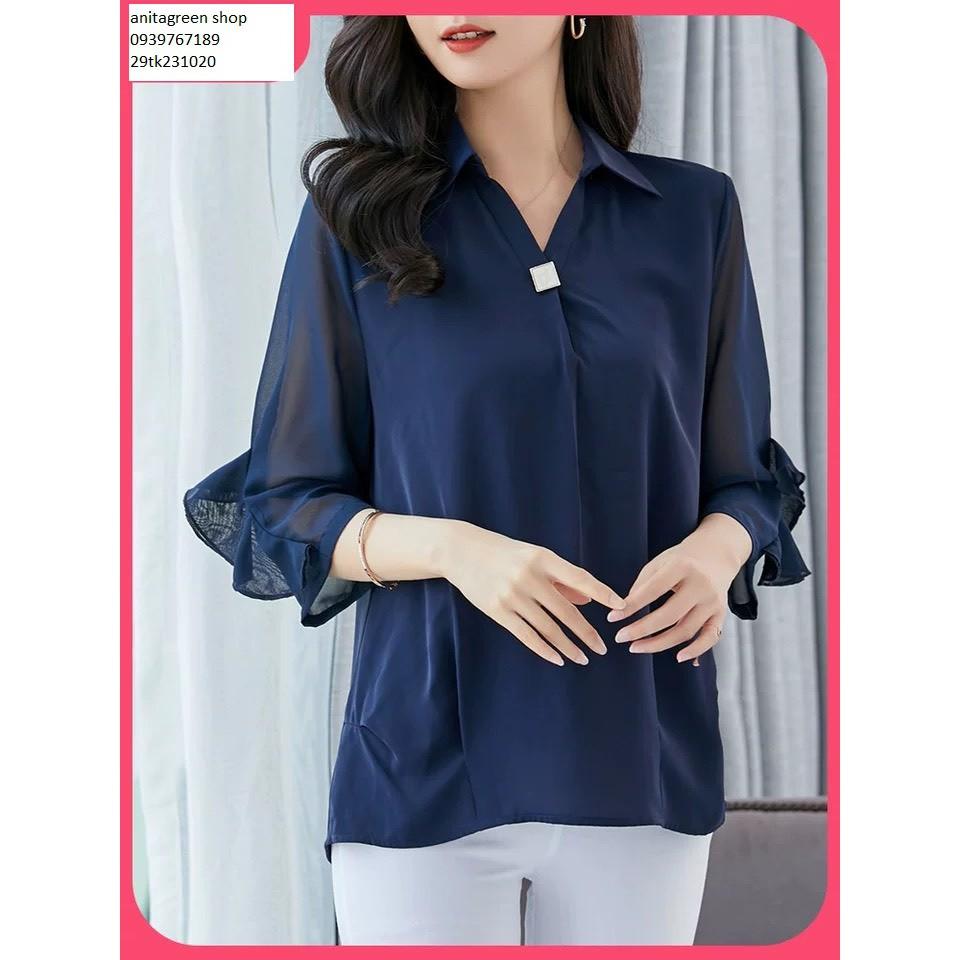 Tk231020-áo sơ mi tay lỡ xinh đẹp