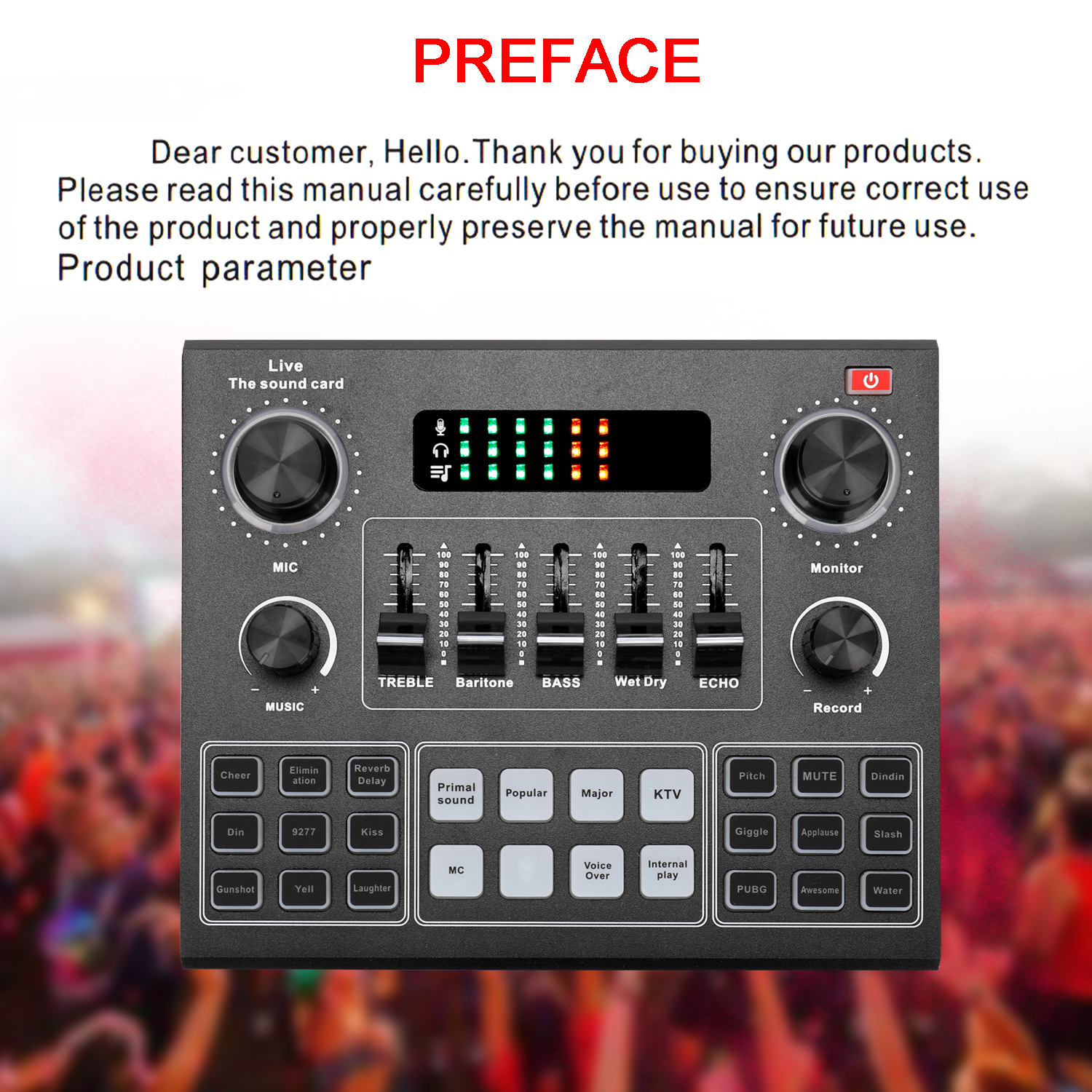 Tai nghe USB âm thanh V9 Micrô Web phát trực tiếp cho máy tính điện thoại