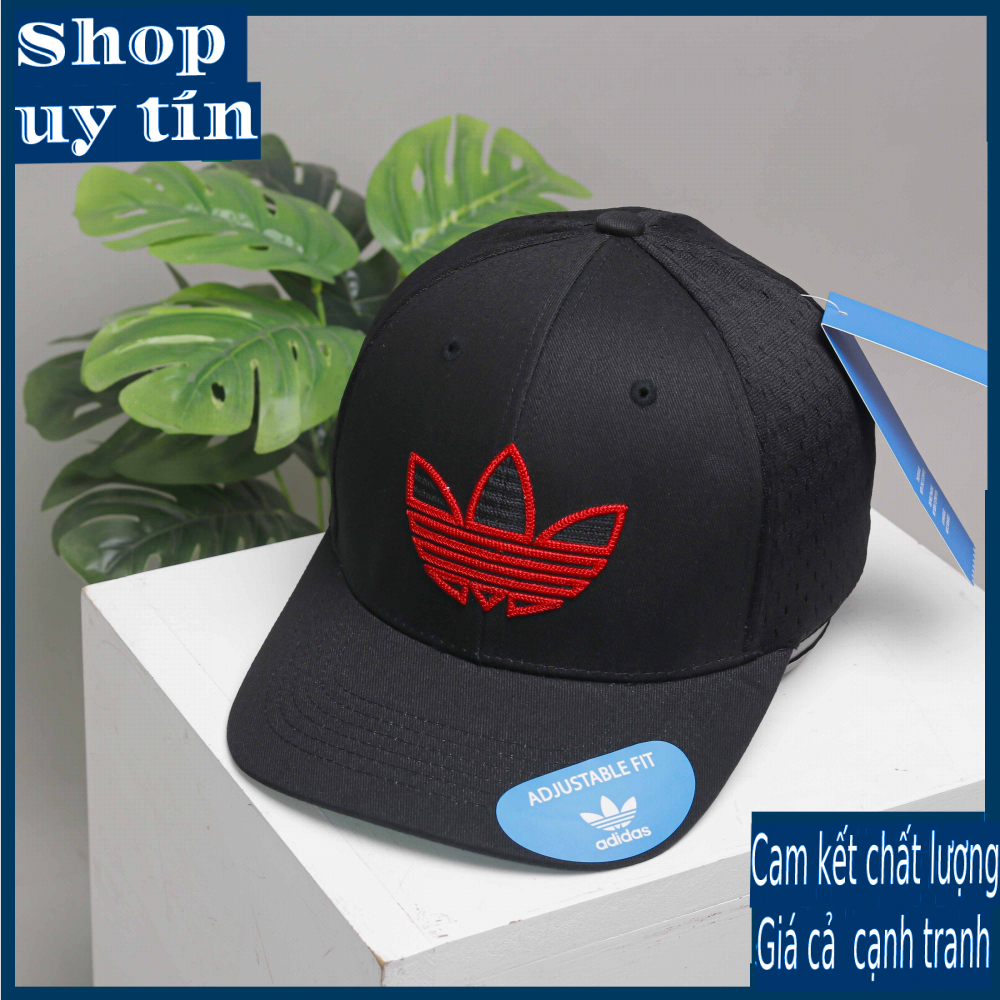 Freeship - MŨ/NÓN KẾT LƯỠI TRAI PHỐI LƯỚI BÍT ĐUÔI LOGO BA CHIẾC LÁ THÊU THỜI TRANG NAM NỮ CÁ TÍNH CAO CẤP, ĐẸP_ nhiều màu