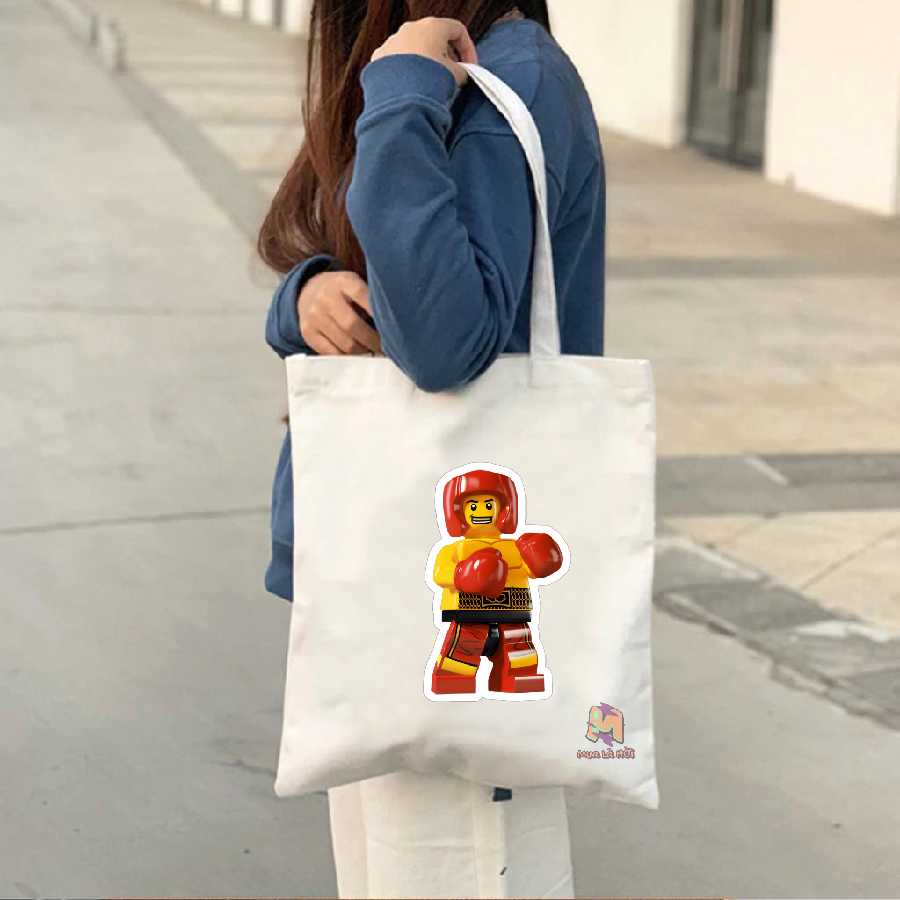 Túi Tote in hình chủ đề Bí mật cơn lốc Ninjago