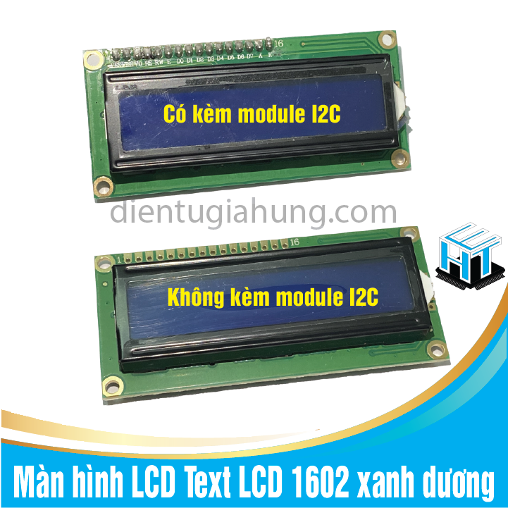 Màn hình LCD Text LCD 1602 xanh dương