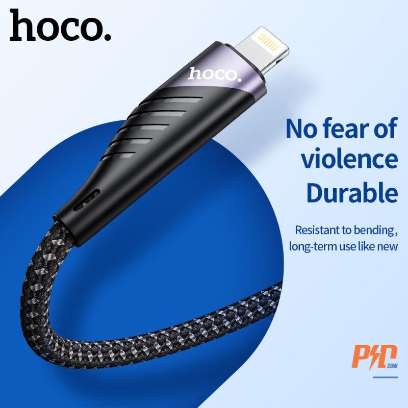 Dây cáp sạc nhanh HOCO micro USB C 20w tiện lợi cho iPhone 12/11 pro