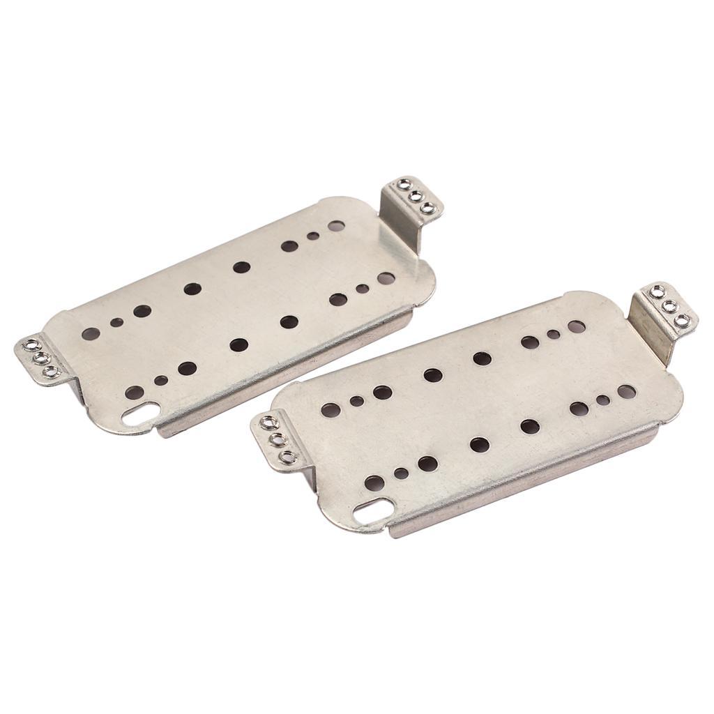 2X Electric guitar humbucker double coil pickup base plate for guitar