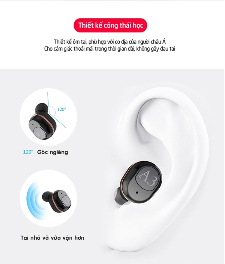 Tai nghe Bluetooth 6D - Âm Thanh Tuyệt Đỉnh