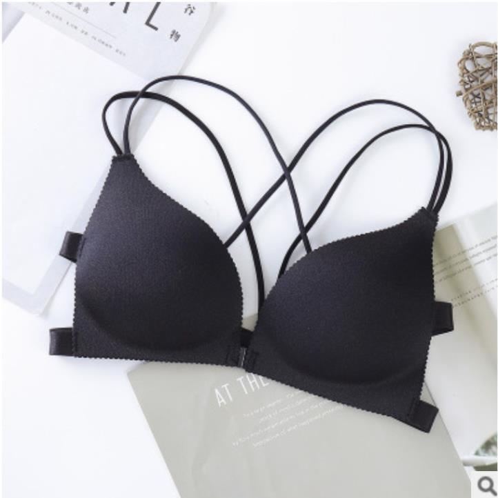 Vanvene Áo Bra / Áo lót / Áo ngực su đúc bàn tay cài trước nâng ngực FREE SIZE A836