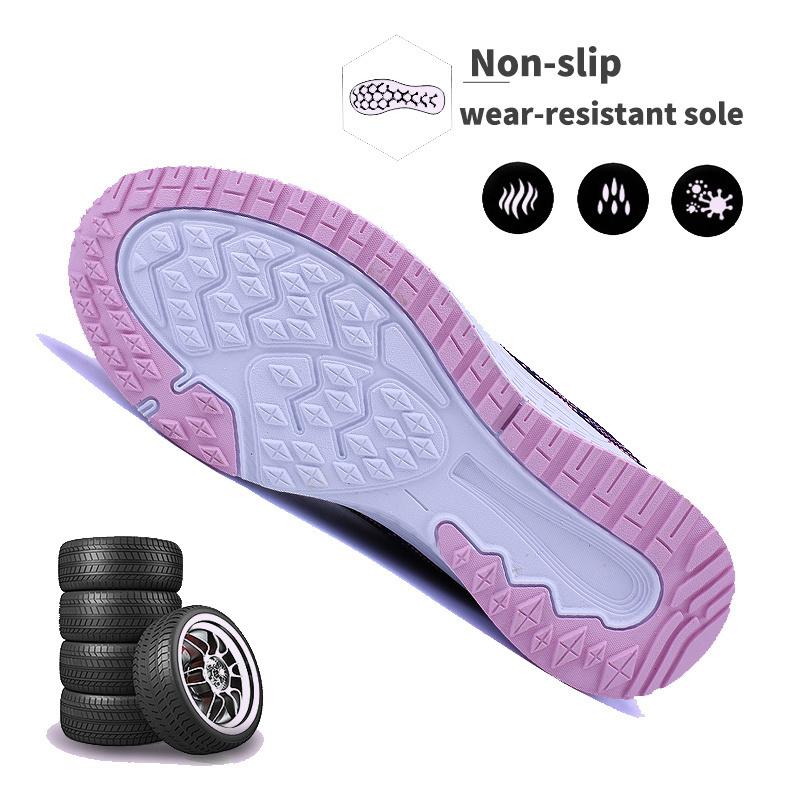 Giày nữ tennis thời trang Tenis Feminino ren-up White Sport Shoes Color: Black Tenis shoes Shoe Size: 8