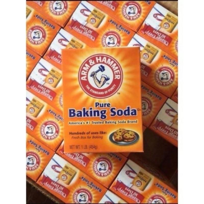 Bột baking soda 454gr công dụng làm bánh ,khử mùi, diệt khuẩn, tẩy rửa