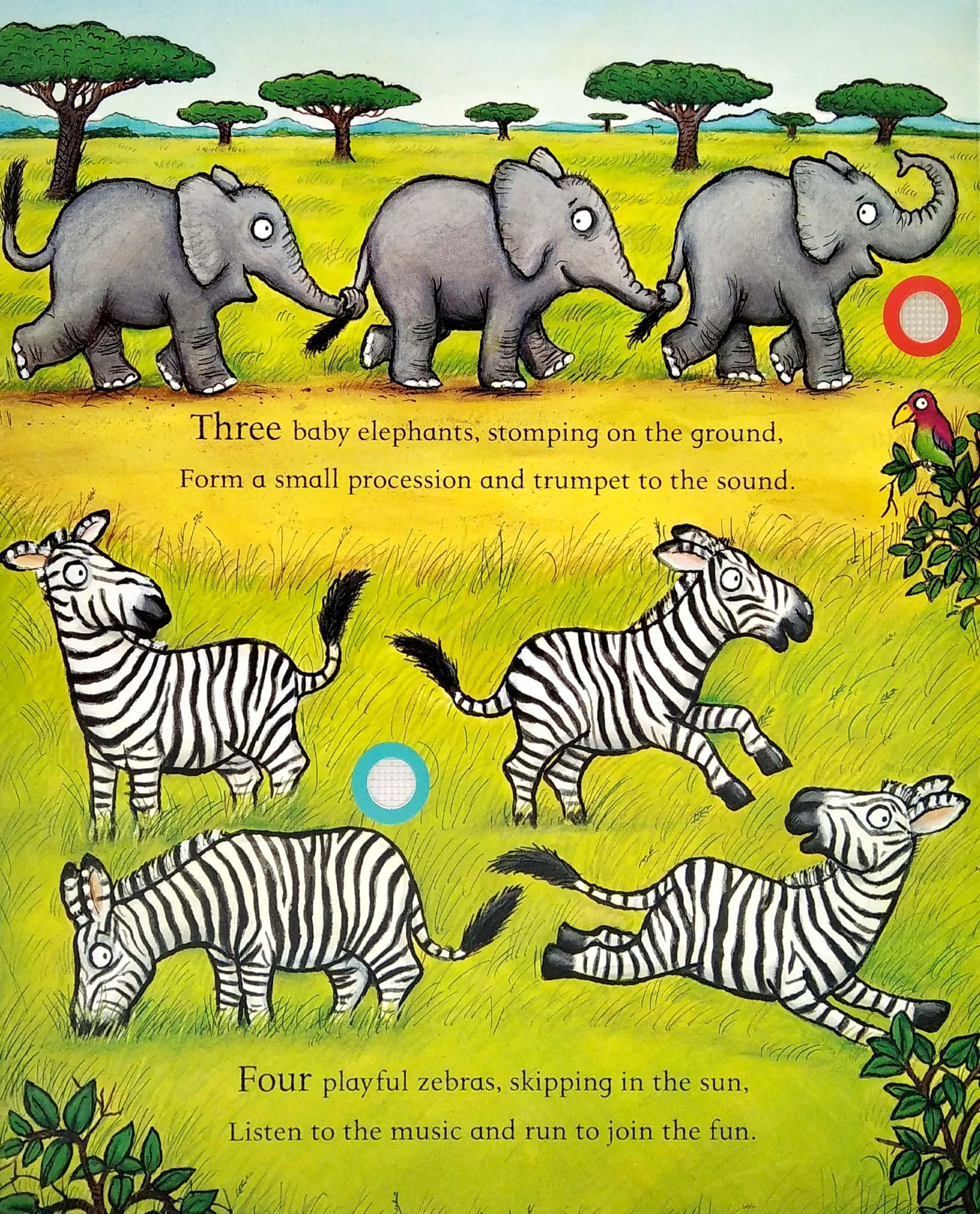 The Noisy Jungle Book : A press-the-page sound book