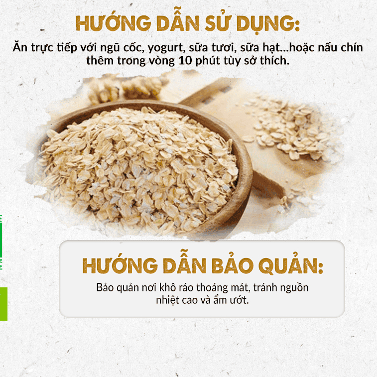 Yến mạch hữu cơ Markal cán mỏng 500g