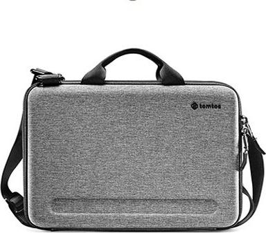 Túi đeo chéo chống va đập Tomtoc Eva for Macbook Pro 13'' Gray  - Hàng Chính Hãng