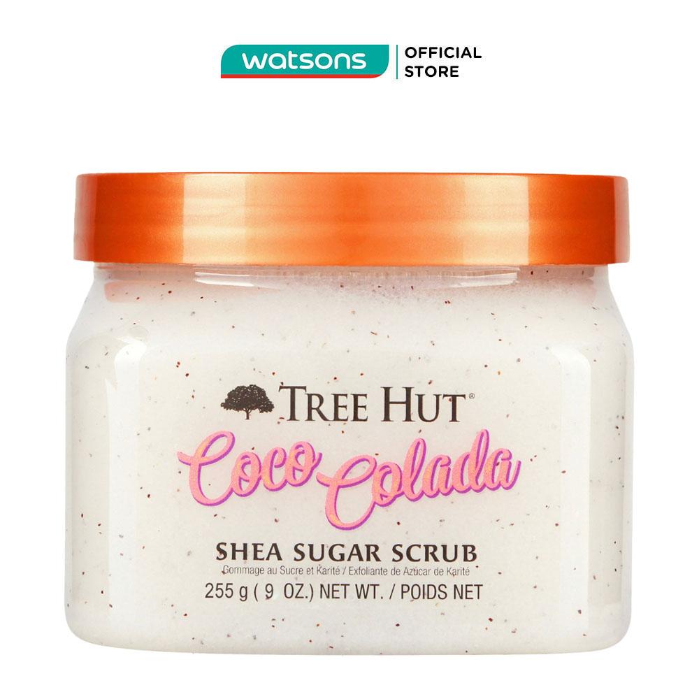 Tẩy Tế Bào Chết Cơ Thể Tree Hut Coco Colada Shea Sugar Scrub Sáng & Mềm Mịn Da 255g