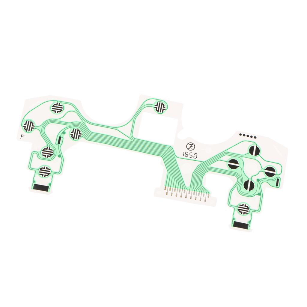 2xConductive Film Keypad Flat Flex Ribbon Cable For Sony PS4 Controllers Green