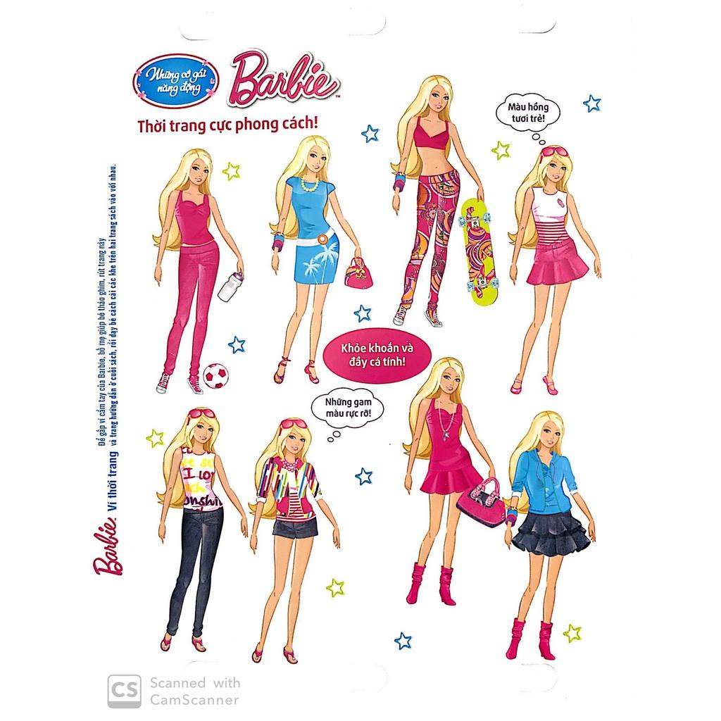 Ghép Hình  Barbie Thủ Công Dựng Hình Thời Trang  Những Cô Gái Năng Động - Bản Quyền