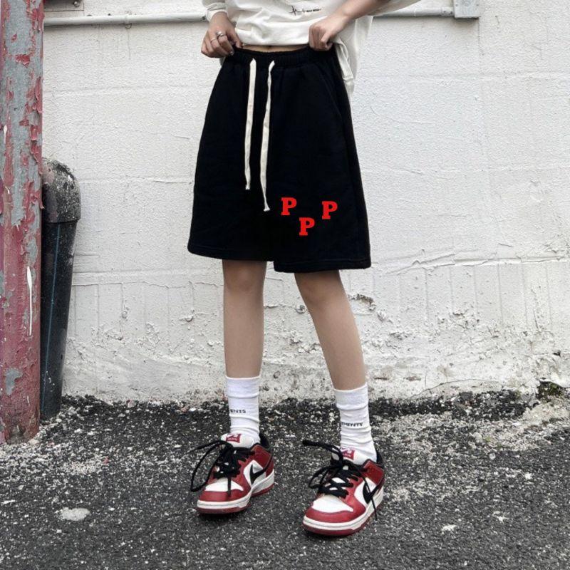 Quần short thun unisex nam nữ thể thao cá tính có bigsize đến 100kg