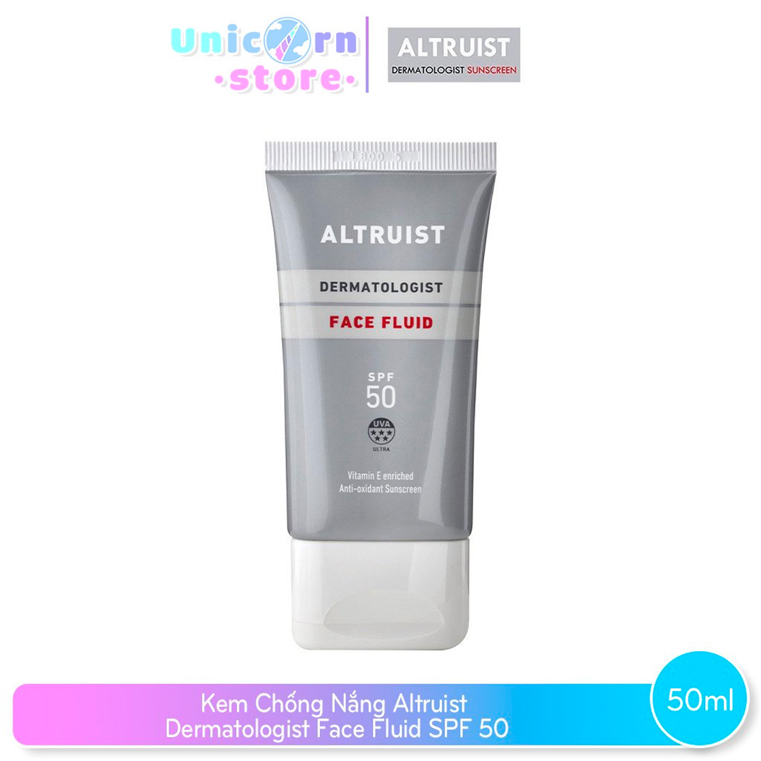 Kem Chống Nắng Altruist Dermatologist Sunscreen Face Fluid SPF50 50ml