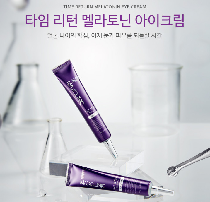 Kem dưỡng mắt, ngừa thâm, ngừa nhăn Maxclinic Time Return Melatonin Eye Cream