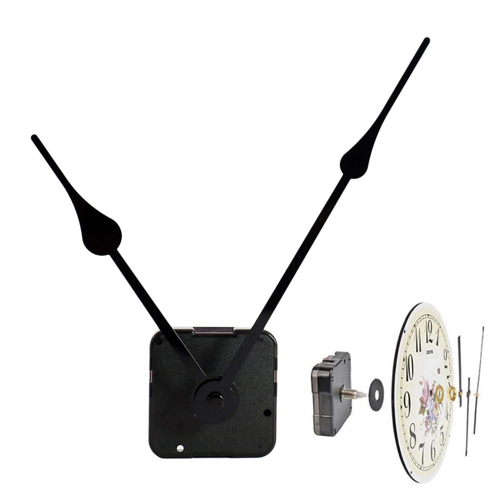 Quartz Clock Movement Hand for DIY Repair Replacement Custom Clock Black