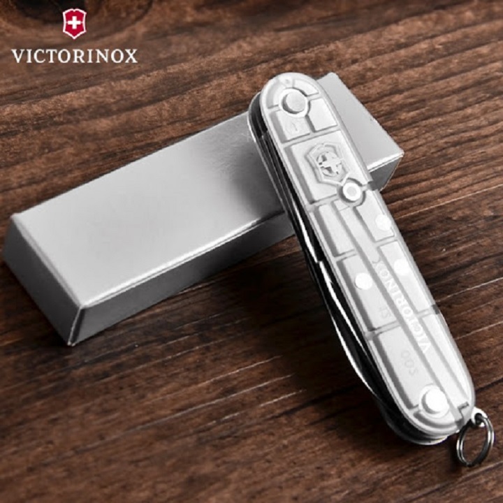 Dụng Cụ Xếp Đa Năng VICTORINOX Spartan Silver Trans 1.3603.T7 cực bền, đẹp, sang trọng