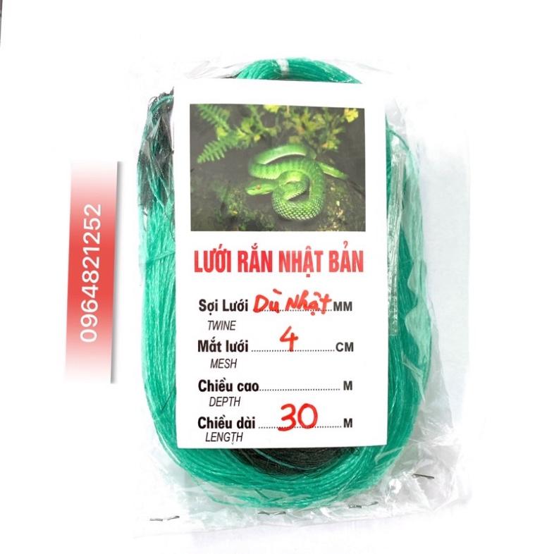 Lưới bẫy rắn hàng loại 1 sợi dù nhật dài 30m lưới tàng hình bắt các loại rắn hổ mang và nhiều loài rắn khác - đạ