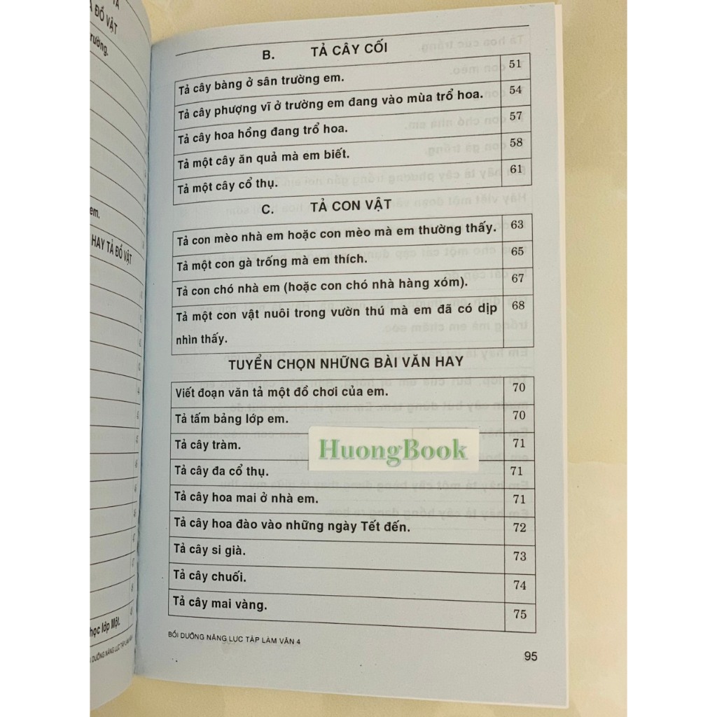 Sách - Bồi dưỡng năng lực Tập Làm Văn 4