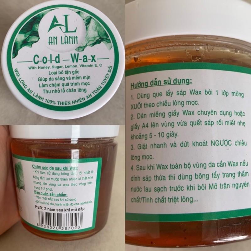 Cold Wax - Wax Lông An Lành (Tặng 50 tờ giấy và 2 que wax)