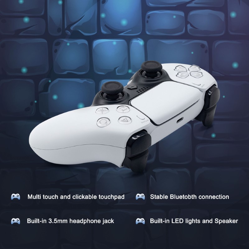 Gamepad Không dây Bluetooth T28 cho máy tính - điện thoại - máy game - Pin Sạc TypeC - chơi Fifa Pes giả lâp