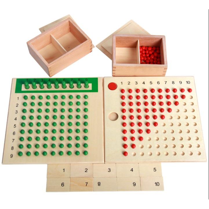 (Bản quốc tế) Bảng phép nhân, phép chia - Multiplication Division Bead Board