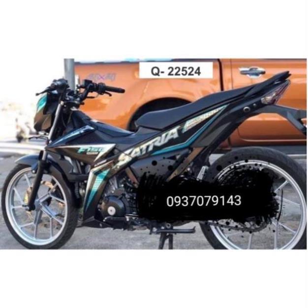 Tem rời Satria fi chất liệu Crom
