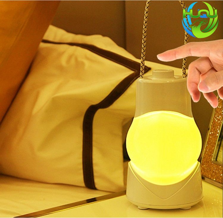 Đèn Dã Ngoại Sách Tay Huqu Thiết Kế Hiện Đại Có Thể Điều Chỉnh Độ Sáng Làm Đèn Ngủ HQ-UT-Hàng Chính Hãng