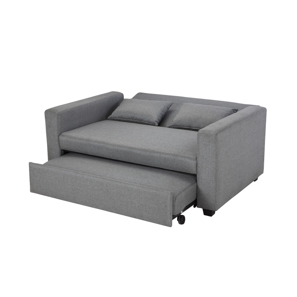 Ghế Sofa Giường Vải, Ghế Sofa SPACO/L 150x90x88 cm Màu Xám Index Living Mall Nhập khẩu Thái Lan