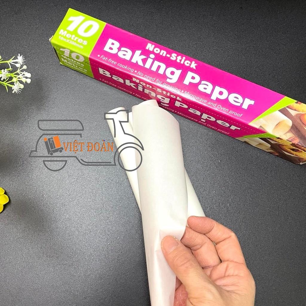 GIẤY NƯỚNG BÁNH - chống dính . Khổ ngang 30cm , dài 10m - Dụng cụ làm bánh, nấu ăn