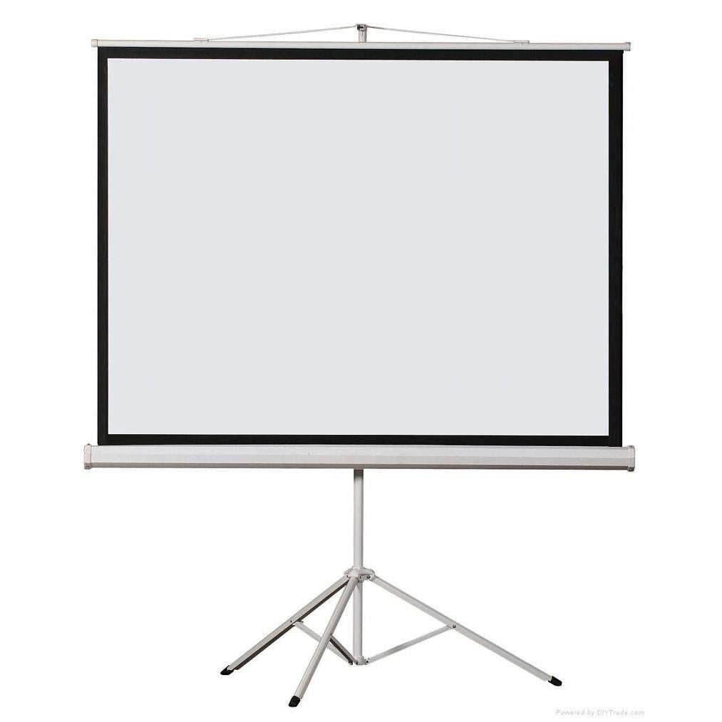 Màn chiếu 3 chân 70inch - 1m25 x 1m25. Kích thước nhỏ gọn, màn chiếu chuyên dùng sự kiện, dễ vận chuyển, khung chắc chắn