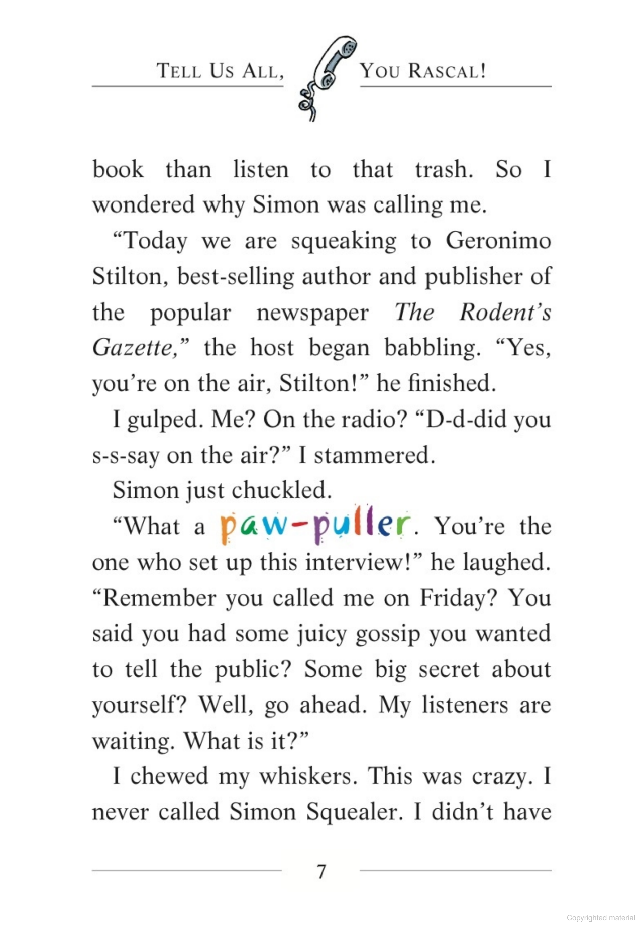 Sách ngoại văn: Geronimo Stilton - Book 6 - Paws Off, Cheddarface!