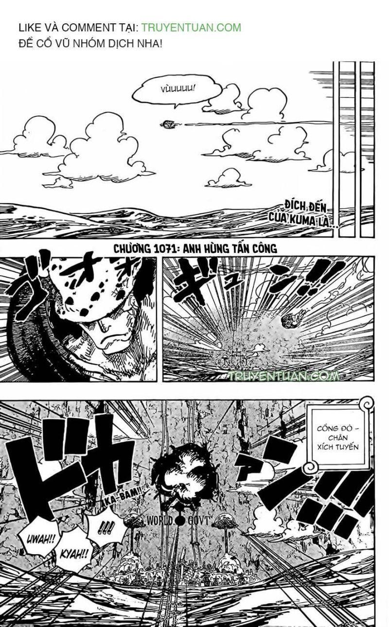 đảo hải tặc - one piece chapter 1071 1