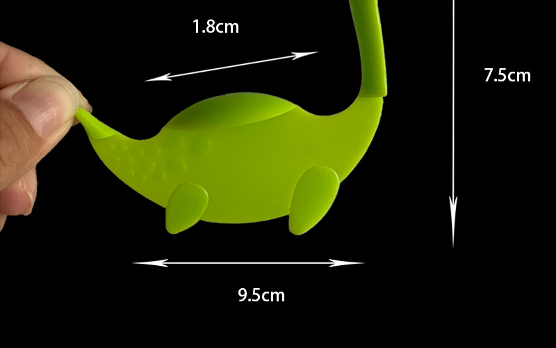 Bookmark Nhựa PP 1,8x7,5x9,5cm Nessie tale hình khủng long sáng tạo (3 màu)