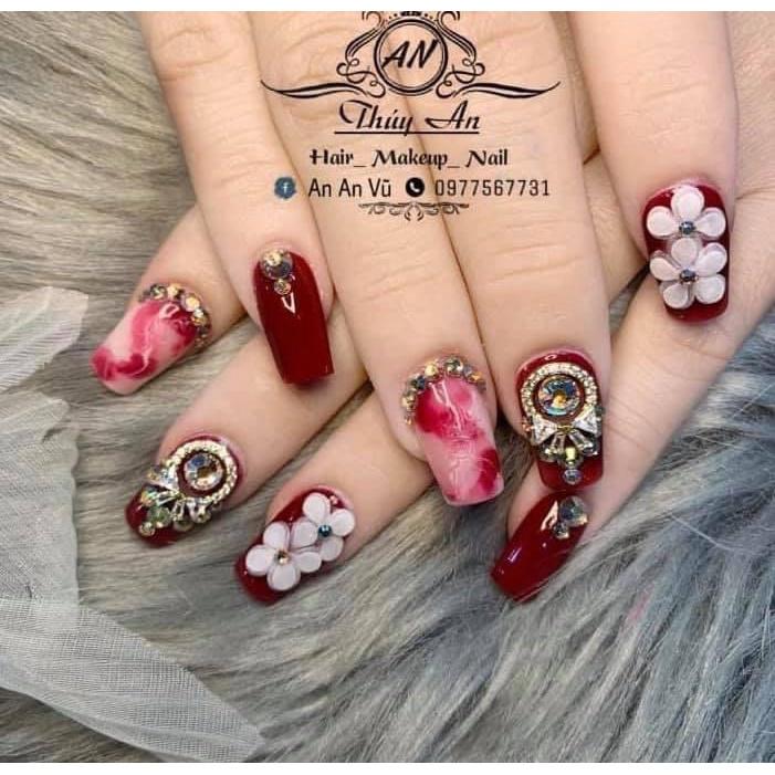 - Hoa Mai Nhí. hoa mai kép- hoa mai đơn-tiền thần tài 100% Bột Mỹ- Trang Trí Móng -hoa bột