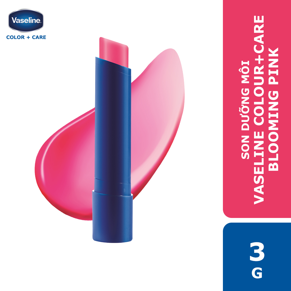 Son dưỡng môi Vaseline Colour+Care Blooming Pink 3g