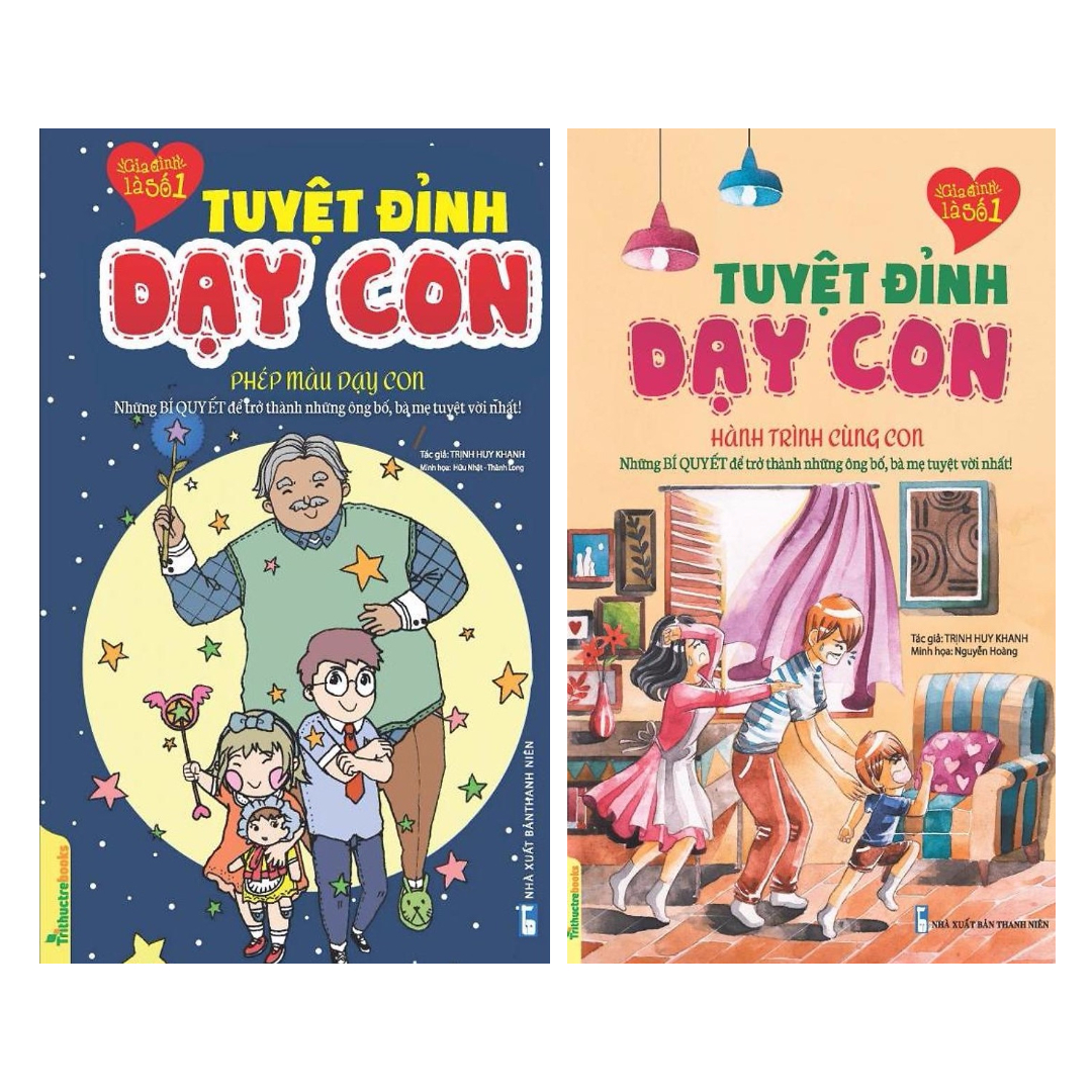 Combo Tuyệt Đỉnh Dạy Con (Tập 1-2) (Tặng Kèm Bookmark Độc Đáo)