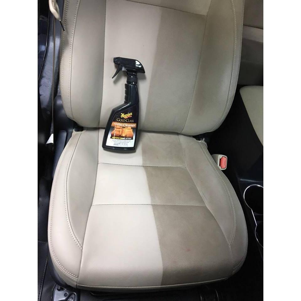 Meguiar's Sản phẩm làm sạch da và vinyl dòng Gold Class - Leather &amp; Vinyl Cleaner - G18516, 473ml