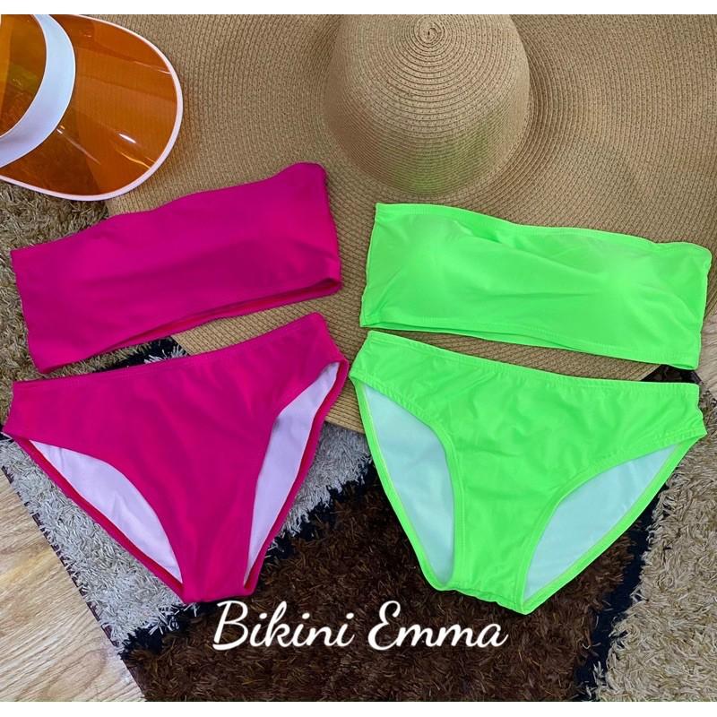 Bikini áo ống dạ quang (hình thật)