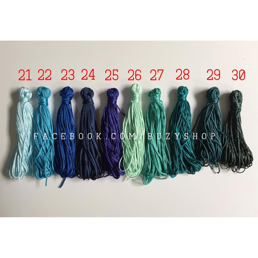 THÊM MÀU MỚI dây cotton thắt vòng 1mm nguyên liệu thủ công