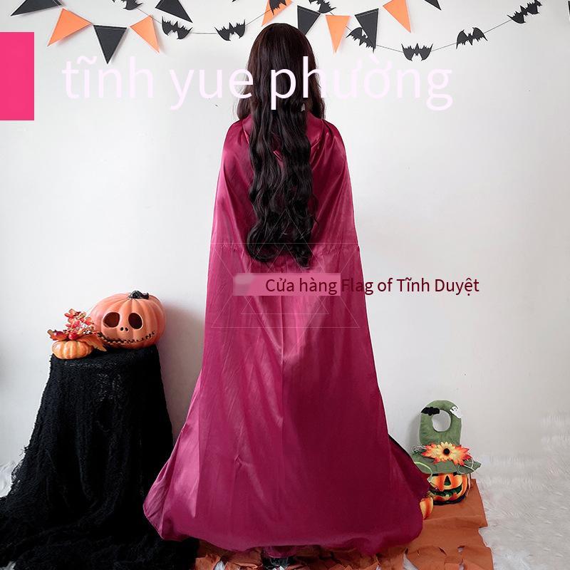 Phong Cách Mới Nhất Trang Phục Hóa Trang Halloween Cô Bé Quàng Khăn Đỏ Trang Phục Người Lớn Hệ Thống Cám Dỗ Nữ Cosplay Ma Cà Rồng Đầm Công Chúa Khăn Choàng