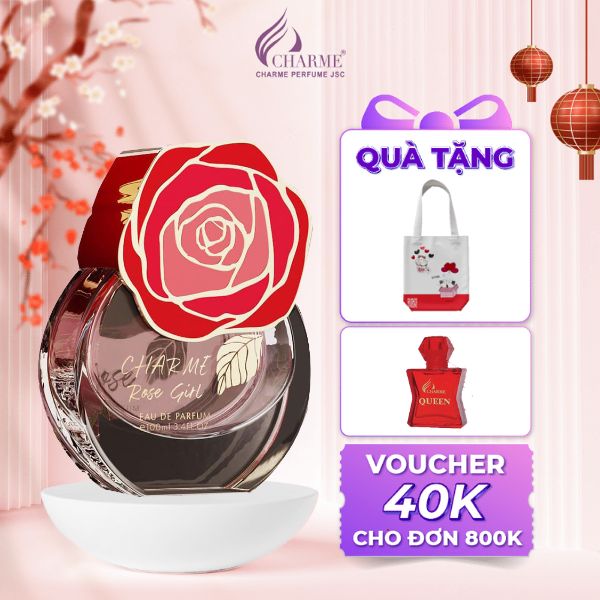 Nước Hoa Nữ Cao Cấp GOOD CHARME ROSE GIRL 100ml Lưu Hương Lâu Nhẹ Nhàng, Sang Trọng_Nước Hoa Chính Hãng