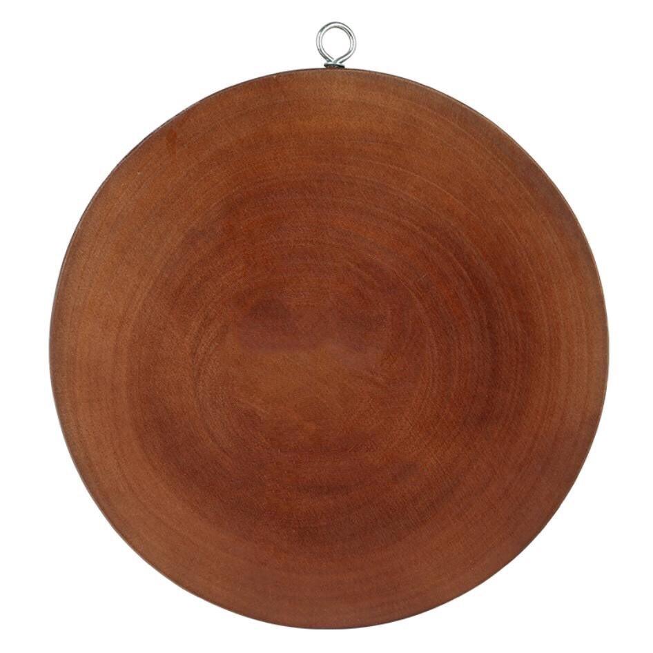 Thớt gỗ tròn 24cm có móc treo dày dặn cực kì chắc chắn , thớt gỗ tự nhiên an toàn Việt Nam
