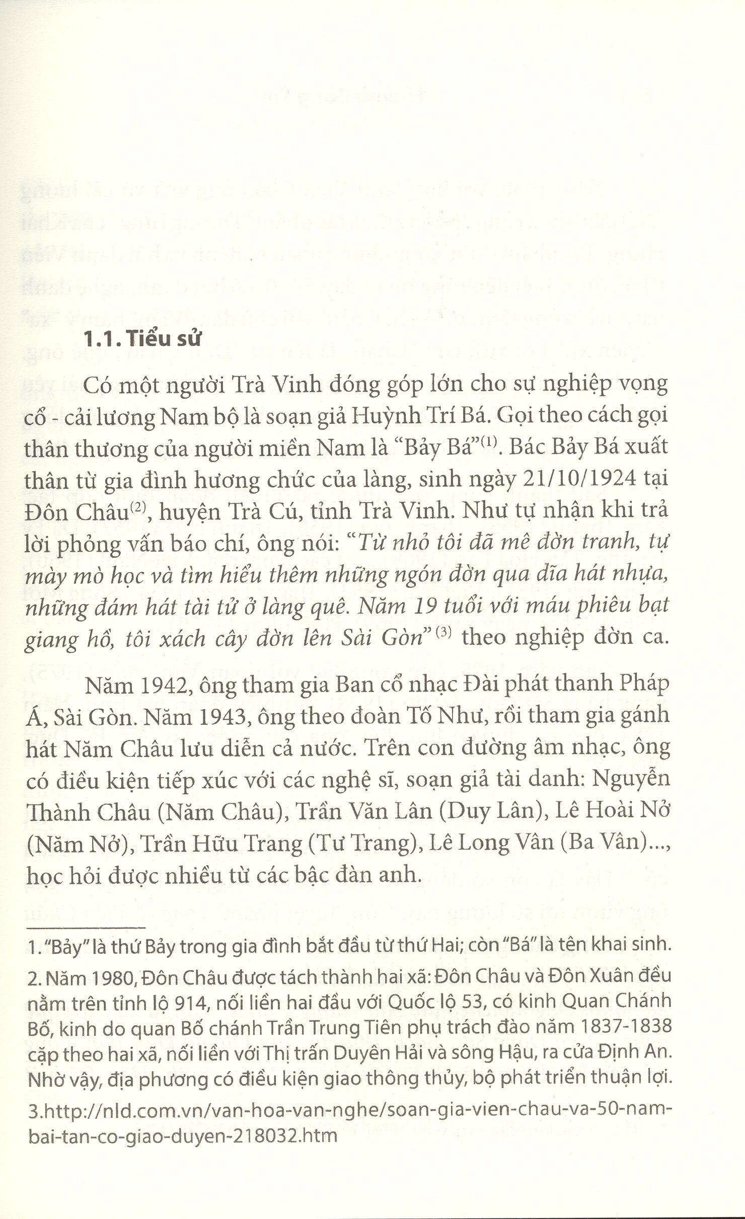 Soạn giả Viễn Châu – Tác giả và tác phẩm vọng cổ